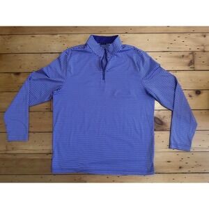 Southern Tide Cruiser Stripe Quarter Zip - Retail $128